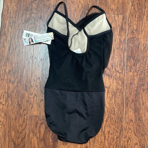 Body Wrappers Premiere Collection #P1060 Black camisole Leotard - Picture 5 of 11